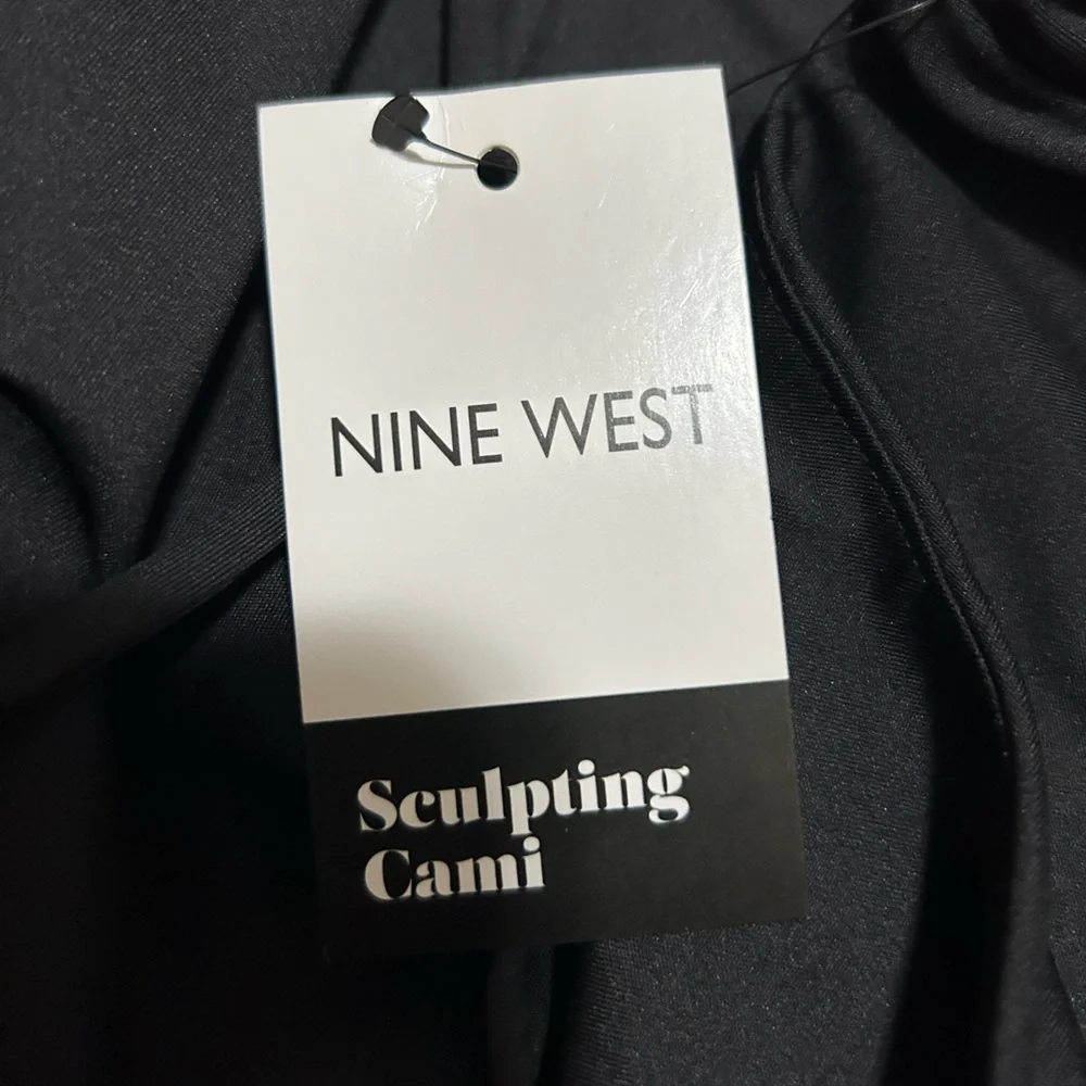 Black Nine West Sculpting Cami - Picture 8 of 9